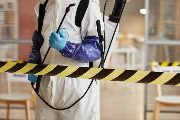 Professional Biohazard Cleanup technician working in Sheridan, IL